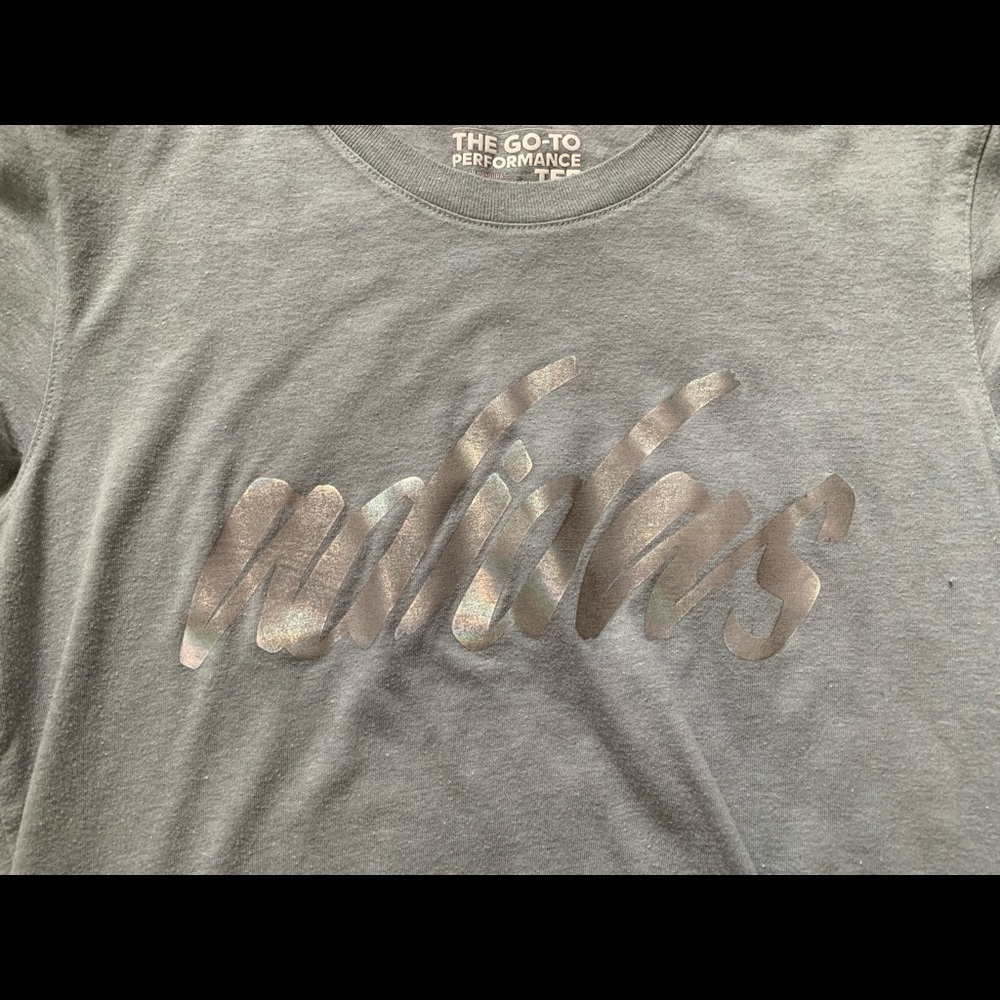 adidas holo letter shirt